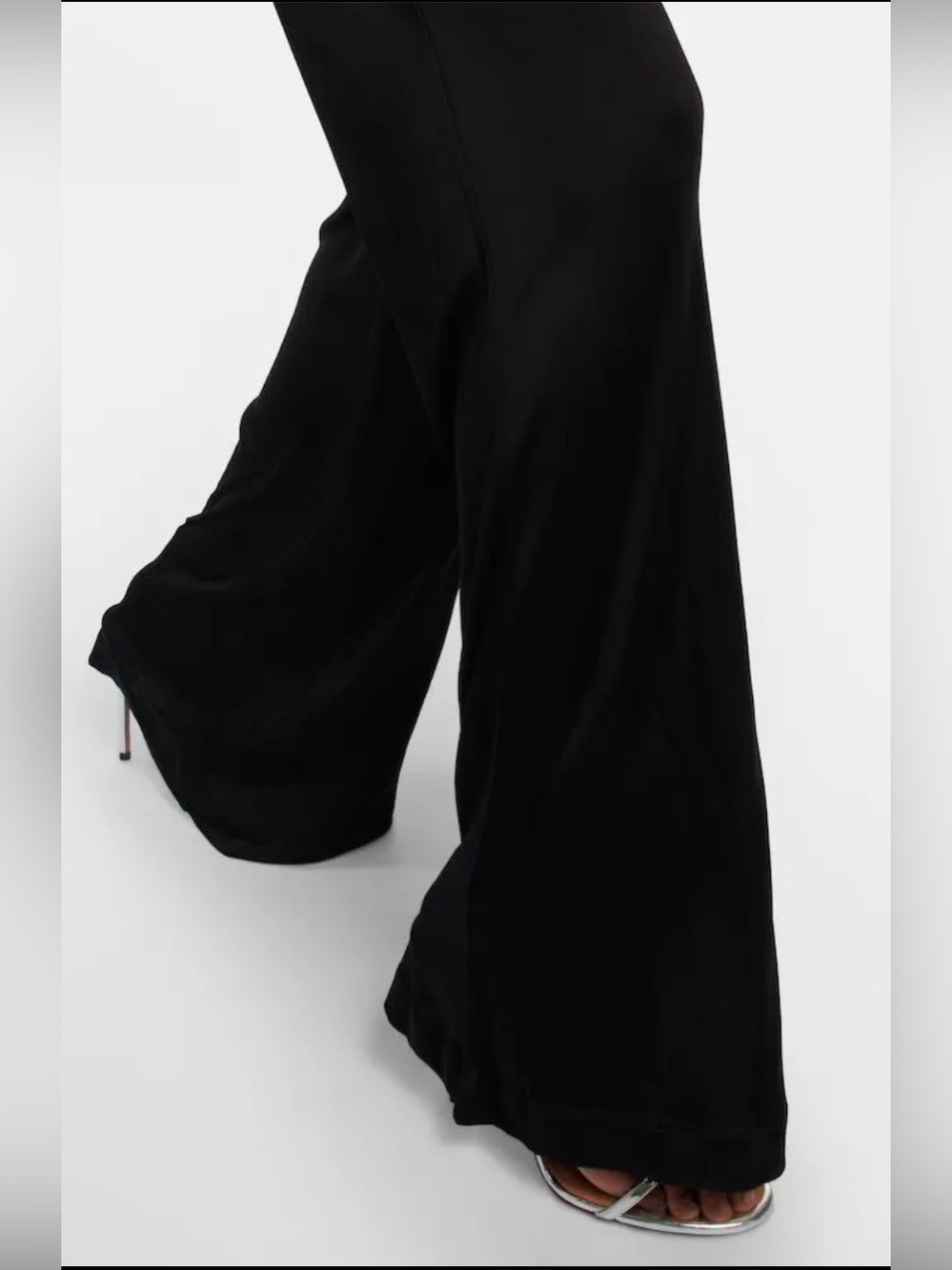 Diane Von Furstenberg Black Talia One Shoulder Jersey Jumpsuit. Sz Small - Picture 6 of 11